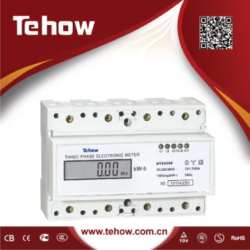 2015 meter electric energy DTS5558 Three Phase energy meter price