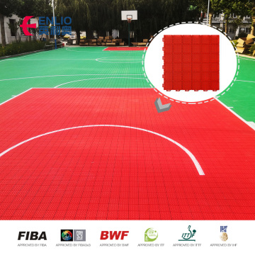 luar lantai basket lantai ubin lantai plastik