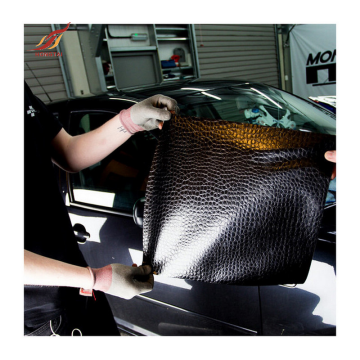 mobile lamination black vinyl car faux leather vinyl
