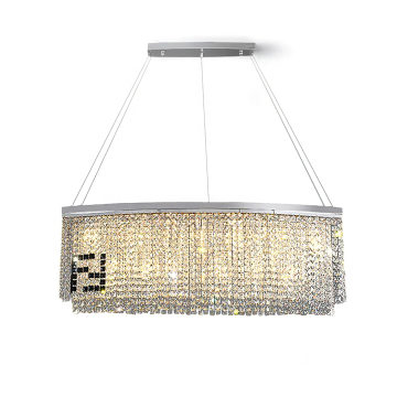 Rectangle Crystal Chandelier: Elegant Lighting Designs