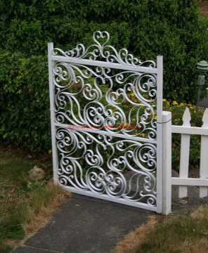 Beautiful Scrollwork Iron Gate