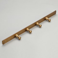 Brass vintage brass brushed row hook coat hook