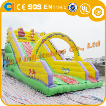 Colorful inflatable dry slide,giant inflatable slide,inflatable slip and slide