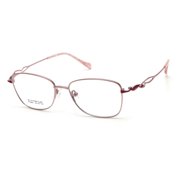 Latest Trendy Fashionable Titanium Frames Optic Glasses for Women