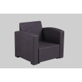 PP rattan sofa set for patio