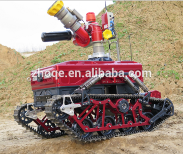 Fire control anti-terrorist robot rubber track tracked chassis for robot