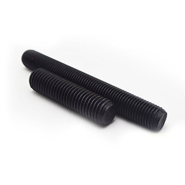 Black Zink threaded Staang DIN976