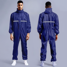 High Visibility Reflective LOGO Rain Suit for Motorcycles