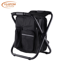 Upkeep Portable Camping Folding Chair With Cooler Bag