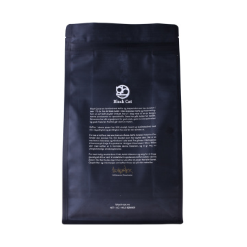 Organiczne kompostowalne torby na kawę z zaworem odgazowym