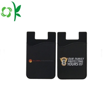 Personalized Silicone Credit Card Sleeve Phone Wallet