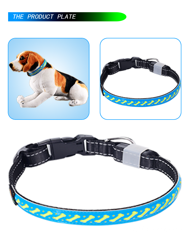 Rechargeable Dog Collar Led