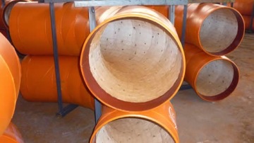 Ceramic Tile lined elbows