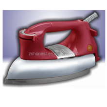 Customizable Heavy Press Electrical Dry Iron 1000W - Red Handle or Choose Your Color
