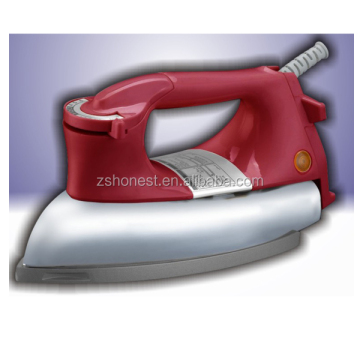 Customizable Heavy Press Electrical Dry Iron 1000W - Red Handle or Choose Your Color