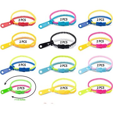 Fidget Toys Zipper Bracelets Cesta de Pascua