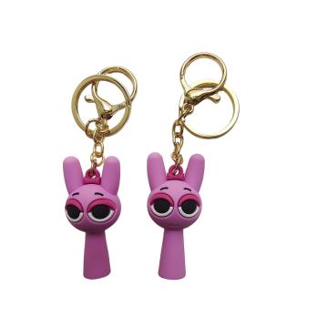 ПВХ милые игрушки для ключей