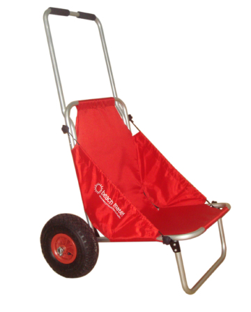 Folding Fishing Cart, Folding Aluminum Beach Cart, Beach Trolley Cart