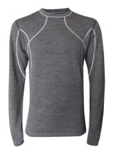 Breathable moisture wicking merino polypropylene base layer thermal shirts