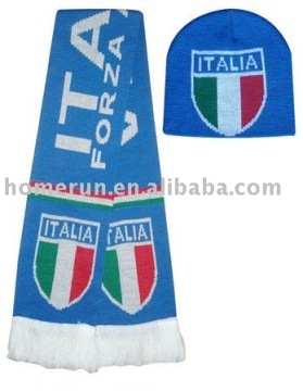 World Cup scarf & hat set/Fans Scarf/Club Scarf