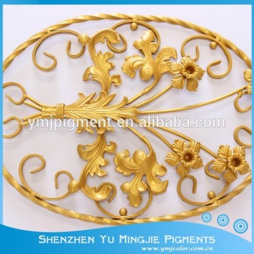 Gold Pearl Pigment for Metal Spraying, Gold Paints