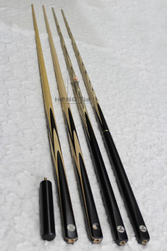Good Quality Handmade Spliced Ebony Billiards Snooker Cue Stick
