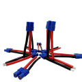 JST JR Adapter PVC Insulated Wiring Harness Y-Parallel Cooling Fan ESC Battery Motor for Electronic Applications