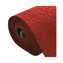 45x75cm embossed velour polyester floor mat