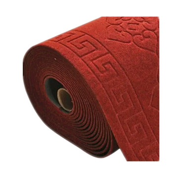 45x75cm embossed velour polyester floor mat