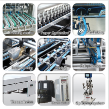 GK--1050SLJ Manufacturing Food Or Gift Box Glue Folding Machine