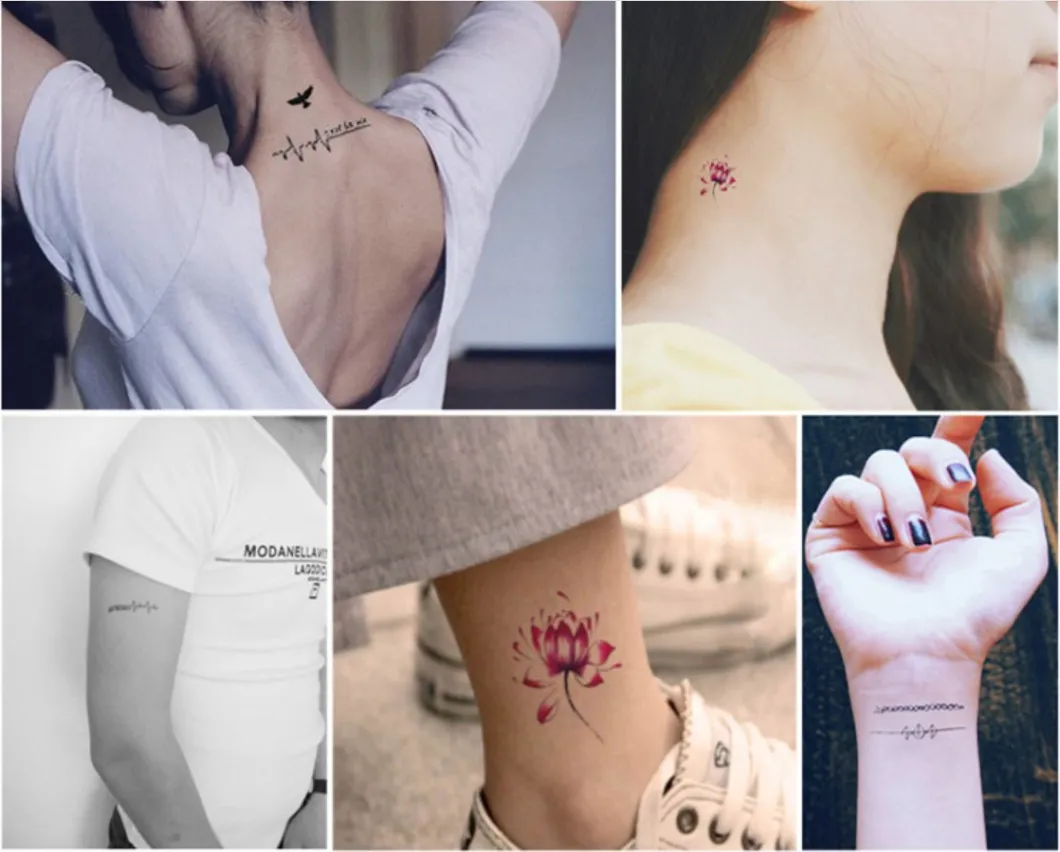 Fashion Cartoon Tattoo Stickers for Party/Celebration/Festival/Ceremony