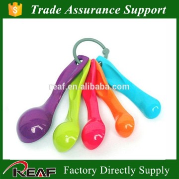 5 pcs spoon sets Colorful plastic coffee spoons measuring Spoon sets