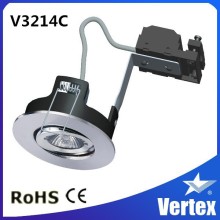 brushed nickel recess light gu10 and gx5.3