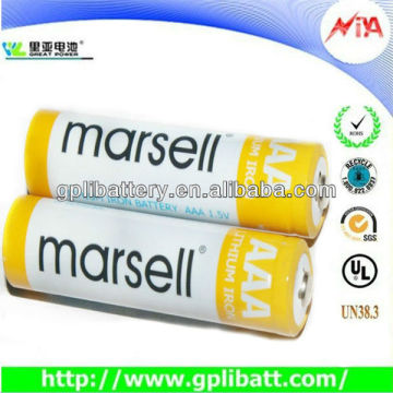 r03 aaa 1 5v battery LFB10450 1100mAh with marsell brand or OEM