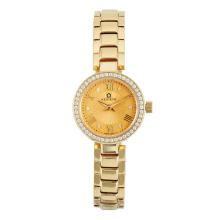 Stainless steel Gold PVD women's watches