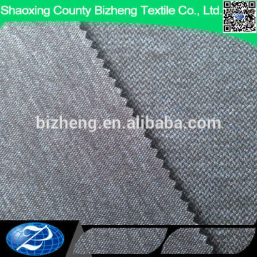 Dyed cotton double sided weft knitted stripe jersey fabric