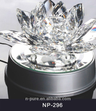 Crystal Lotus Led light Stand Crystal Gift