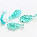 Fashionable Clear Blue Resin Fish Kawaii Cabochon Resin Beads Handmade Decorative Craft Charms Phone Decor DIY Ornament