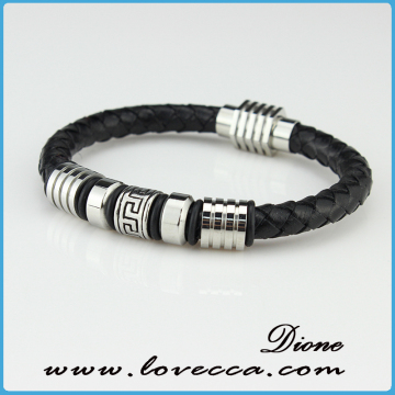 Guangzhou Leather bracelet manufacturer mens leather bracelet