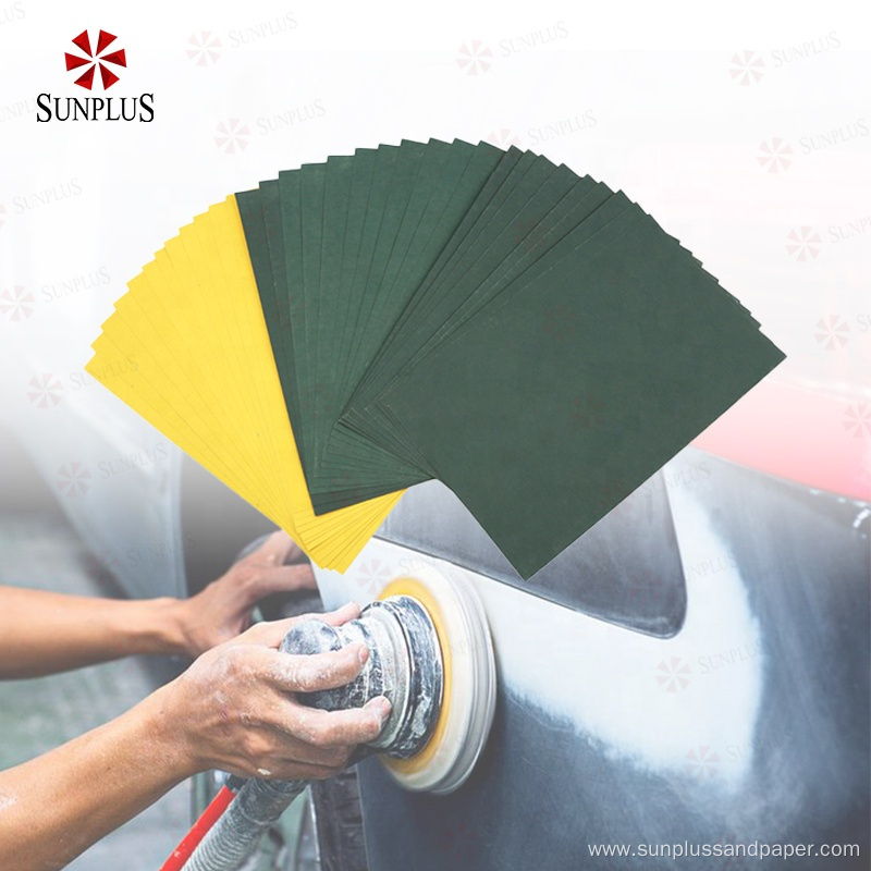 Waterproof Abrasive Silicon Carbide Wet Dry Sandpaper Sheet