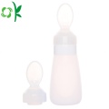 Ny design av Silicone Toddler Eating Spoon Bottle