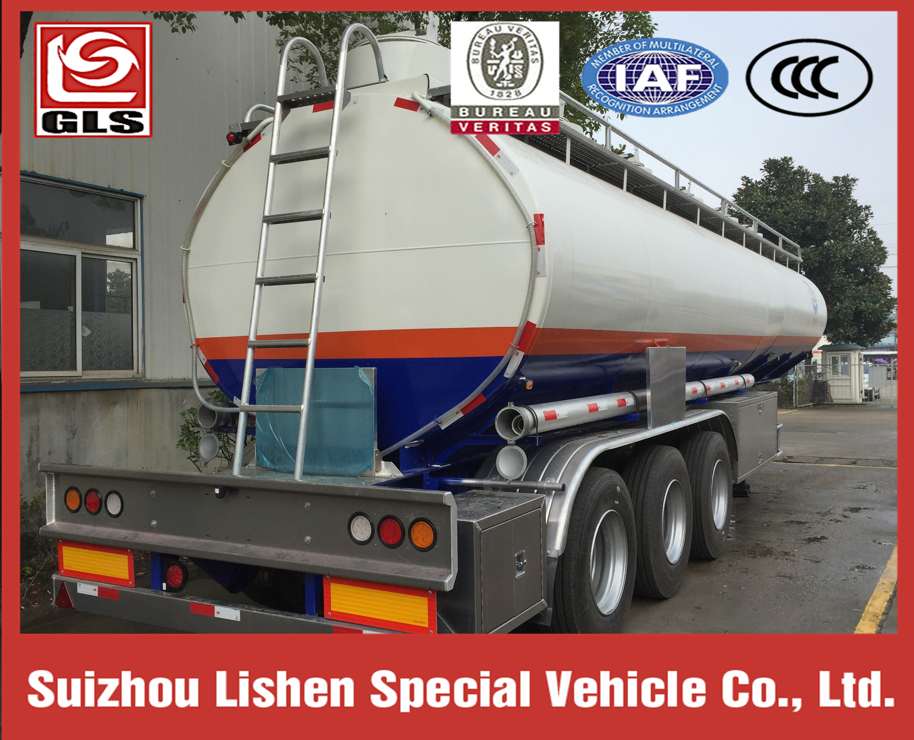 40000L Cheap Oil Tank Semi-Trailer Fuel tanker