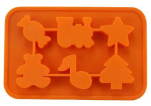 Yellow Softness Silicone Ice Cube Tray / Funny Ice Cube Trays