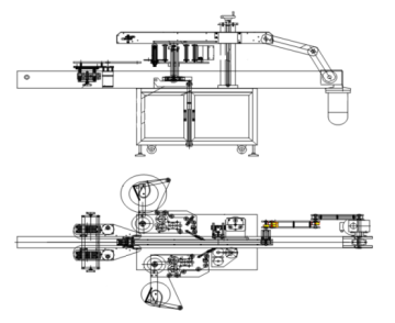 Fully Automatic Double Sides Labeling Machine for Flat