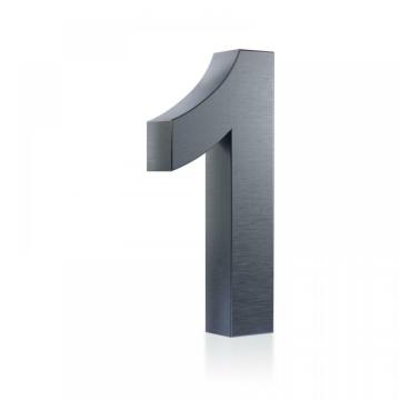 Anthracite Powder Coated Stainless House Number