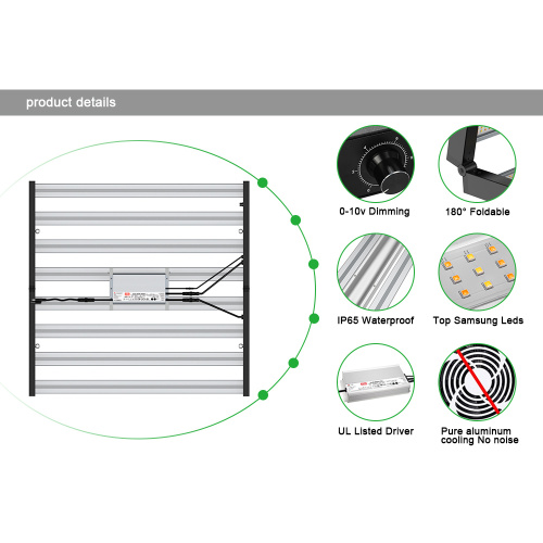 Tuinbouw 640W LED Grow Light Dimbaar