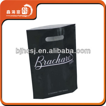 High Quality Logo Printing Plastic Bags With Die Cut