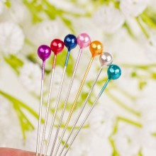 Garment Sew Pin Plastic Pear Head Pin