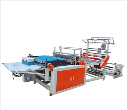 Self-sealing bag making machine