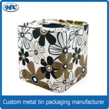 Square tissue tin box